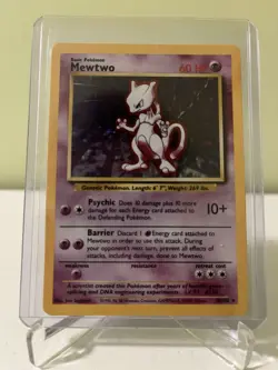 Mewtwo 1999 Vintage Holo Rare Pokemon Card Mint Condition, First Edition - Image 1