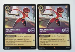 Mrs. Incredible - Super Stretchy 49/204 X2 Rare Wilds Unknown Disney Lorcana X2 - Image 1