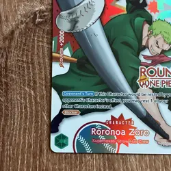 Round 1 One Piece Card Game Promo Roronoa Zoro English - Image 5