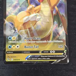 Dragonite V 049/078 Holo Ultra Rare Pokemon Card - Pokemon Go - Near Mint/Mint - Image 4