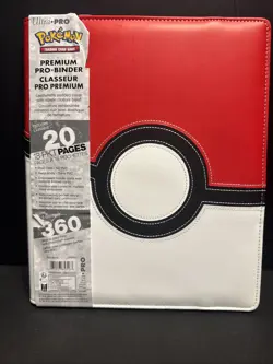 UltraPro Cards Pokemon Premium Pro Binder - White/Red 74427853167 - Image 1