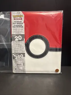 UltraPro Cards Pokemon Premium Pro Binder - White/Red 74427853167 - Image 4