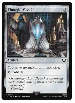 MTG Thought Vessel Lord of the Rings Commander (LTC) Common Magic #0287 Unplayed - Image 1