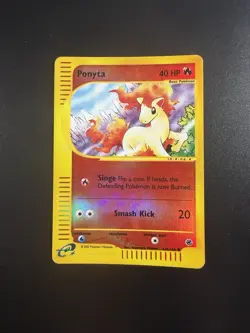 Pokemon Ponyta Expedition Base Set Reverse Holo Card 126/165 - Image 1