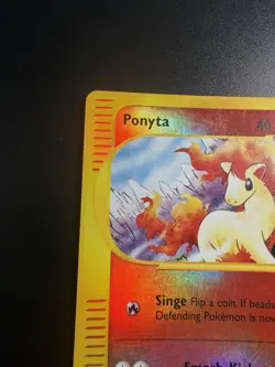 Pokemon Ponyta Expedition Base Set Reverse Holo Card 126/165 - Image 3
