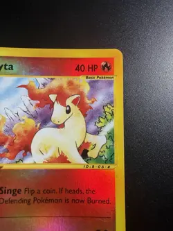 Pokemon Ponyta Expedition Base Set Reverse Holo Card 126/165 - Image 4