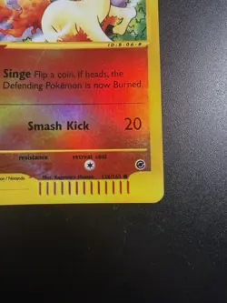 Pokemon Ponyta Expedition Base Set Reverse Holo Card 126/165 - Image 5