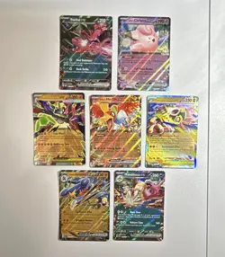 Yveltal ex + Ho-Oh ex + Zygarde ex 7-Card Lot Pokemon AH and PO - Image 1