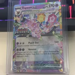 Espeon ex - (Prismatic Evolutions Stamp) 034/131 Miscellaneous Cards & Products - Image 1