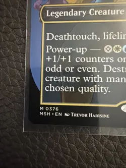 MTG Thanos, the Mad Titan 0376 Borderless Mythic Marvel Super Heroes Non Foil NM - Image 2