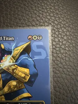 MTG Thanos, the Mad Titan 0376 Borderless Mythic Marvel Super Heroes Non Foil NM - Image 4