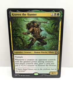 MTG Spiderman - Kraven the Hunter - Rare - Legendary Creature - SPG 133 - - Image 1
