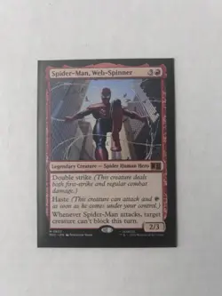 Wizards of the Coast MTG Spider-Man, Web-Spinner 0832 Marvel Mythic Alt Art - Image 1