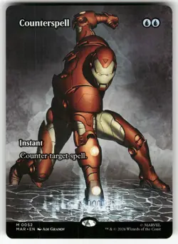 Counterspell (Borderless) 52 Marvel Universe Eternal-Legal MTG NM - Image 1