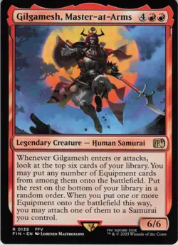 Gilgamesh, Master-at-Arms R FINAL FANTASY 139 NM Normal MTG - Image 1