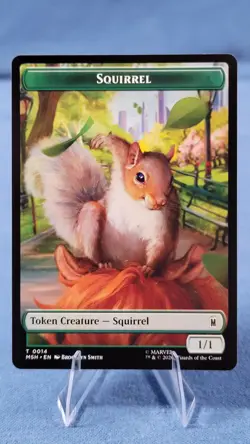The Void // Squirrel Double-Sided Token 10 MSH Marvel Super Heroes Magic MTG NM - Image 1