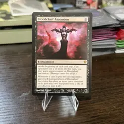 MTG Bloodchief Ascension Zendikar Rare Regular Black #82 English 2009 - Image 1