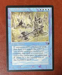 MTG Magic the Gathering Invoke "Prejudice" Legends LP Light Play English - Image 1
