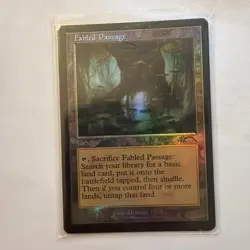FABLED PASSAGE (RETRO FRAME) WPN & Gateway Promos Magic: The Gathering Foil NM - Image 1
