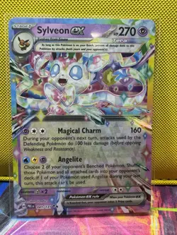 Pokemon TCG Sylveon EX Prismatic Evolutions Double Rare Holo Card 086/191 - Image 1