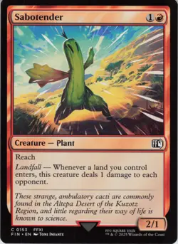 Sabotender C FINAL FANTASY 153 NM Foil MTG - Image 1