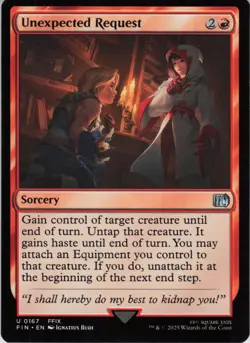 Unexpected Request U FINAL FANTASY 167 NM Normal MTG - Image 1