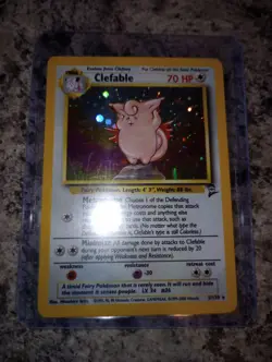 2000 Pokemon Clefable Base Set 2 5/130 MP Vintage WOTC - Image 1