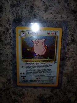 2000 Pokemon Clefable Base Set 2 5/130 MP Vintage WOTC - Image 5