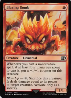 Blazing Bomb C FINAL FANTASY 130 NM Foil MTG - Image 1
