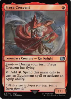 Freya Crescent U FINAL FANTASY 138 NM Foil MTG - Image 1