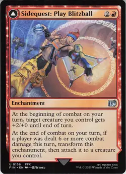 Sidequest: Play Blitzball U FINAL FANTASY 158 NM Foil MTG - Image 1