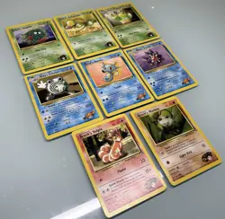 Pokemon TCG - Vintage Gym Heroes Regular Bulk Pokemon Cards - 8 Cards - Image 2
