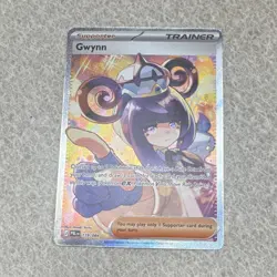 Pokemon TCG Gwynn Pitch Black 119/084 Full Art SIR - Image 1