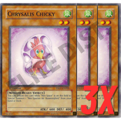 Yugioh Chrysalis Chicky (TAEV-EN008) 1st Edition (NEAR MINT) (3X) - Image 1