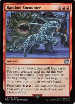Random Encounter U FINAL FANTASY 150 NM Foil MTG - Image 1