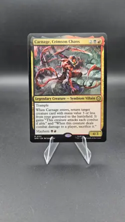 Carnage, Crimson Chaos- 0125 - Marvel's Spider-Man MTG - NM/M English - Image 1