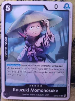 Kouzuki Momonosuke (084) OP16-084 Uncommon The Time of Battle One Piece NM - Image 1