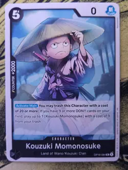 Kouzuki Momonosuke (084) OP16-084 Uncommon The Time of Battle One Piece NM - Image 1