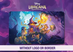 Disney Lorcana Playmat – Pooh, Tigger - With a Few Good Friends - Stitched Edges - Image 4