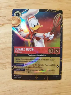 Donald Duck Pie Slinger 2/DIS Promo EPCOT Arts Festival NM Disney Lorcana - Image 1