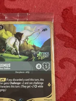 PROMO Lorcana Attack Of The Vine! - Maximus - Relentless Stallion - 8/PD1 PROMO - Image 2