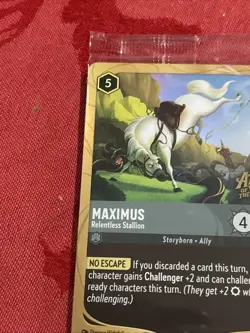 PROMO Lorcana Attack Of The Vine! - Maximus - Relentless Stallion - 8/PD1 PROMO - Image 3