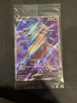 Pokemon Card Mewtwo V SWSH229 Sword & Shield Promo Holo Rare NM SEALED - Image 1