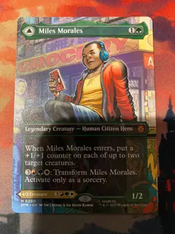 MTG Spider Man Miles Morales/Ultimate Spider man Borderless - Image 1