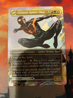MTG Spider Man Miles Morales/Ultimate Spider man Borderless - Image 2