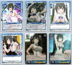6x Hestia Lot DanMachi Weiss Schwarz Precious Memories Japanese Super Rare - Image 1