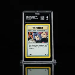 Pokemon TAG 9 1st Edition Here Comes Team Rocket! 15/82 Team Rocket Holo - Image 1