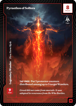Wonders of the First Pyraethos of Solfera 47 Mythic Foil Existence - Image 1