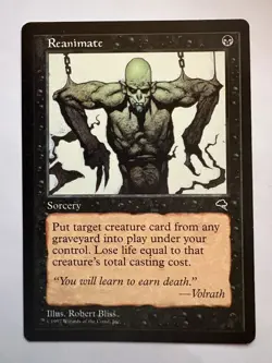Reanimate - Tempest 151 - Magic The Gathering TCG - Image 1