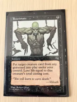 MTG Reanimate - The List Reprints (LIST) (TMP) - Magic the Gathering - Image 1